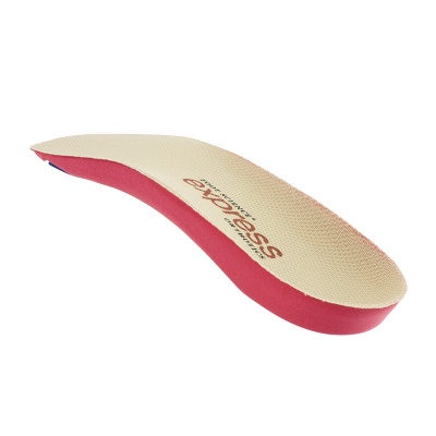 Express Orthotics Red 3 4 Length Insoles Think Sport
